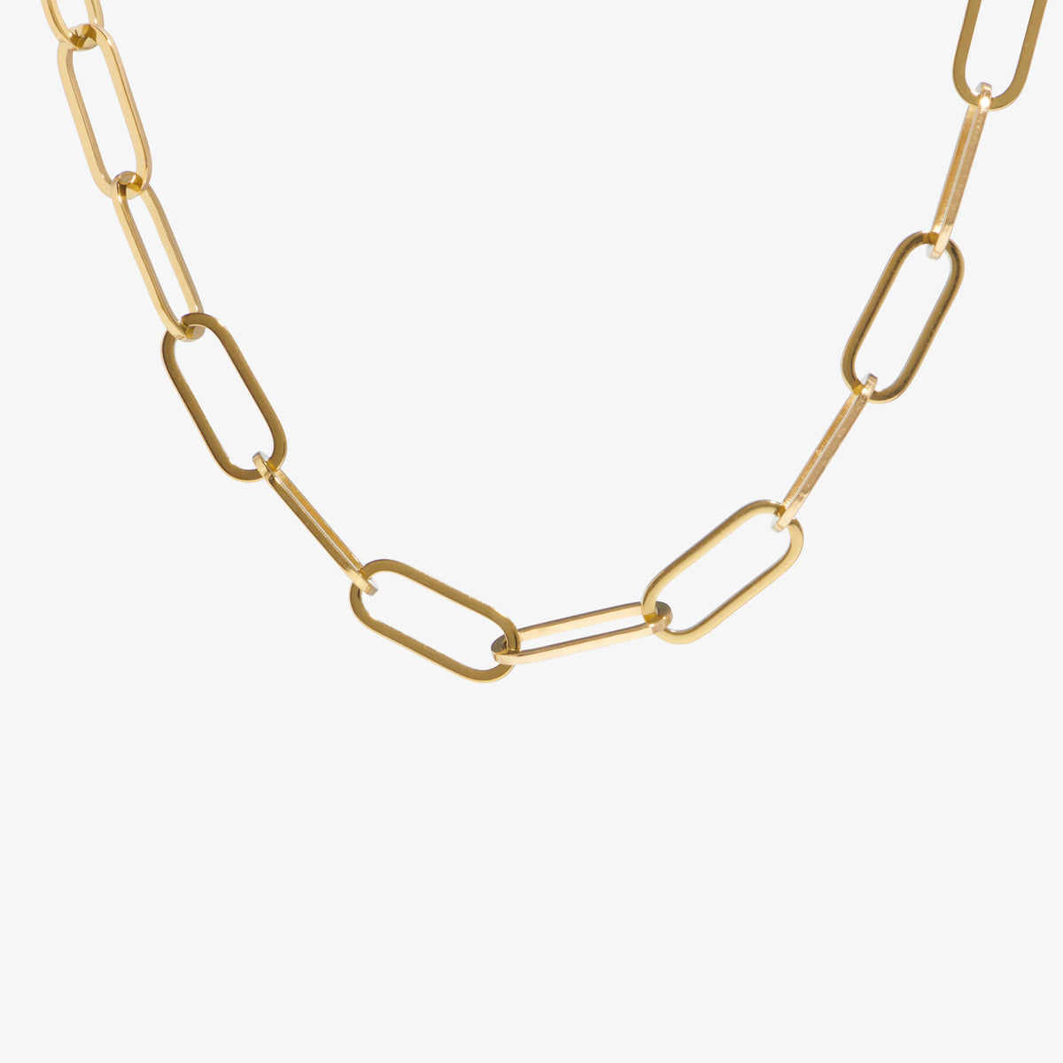 Paperclip Link Chain Necklace