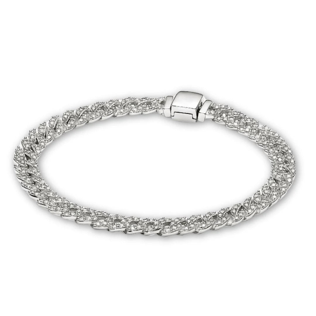 Pavé Cuban Link Bracelet