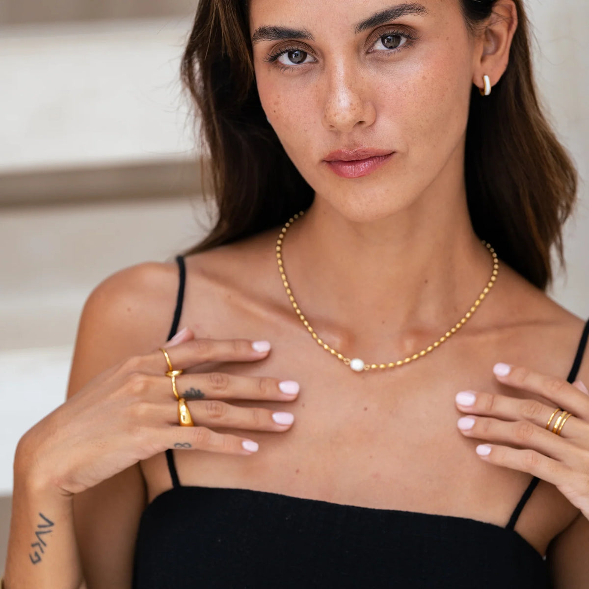 Dainty Pearl Necklace