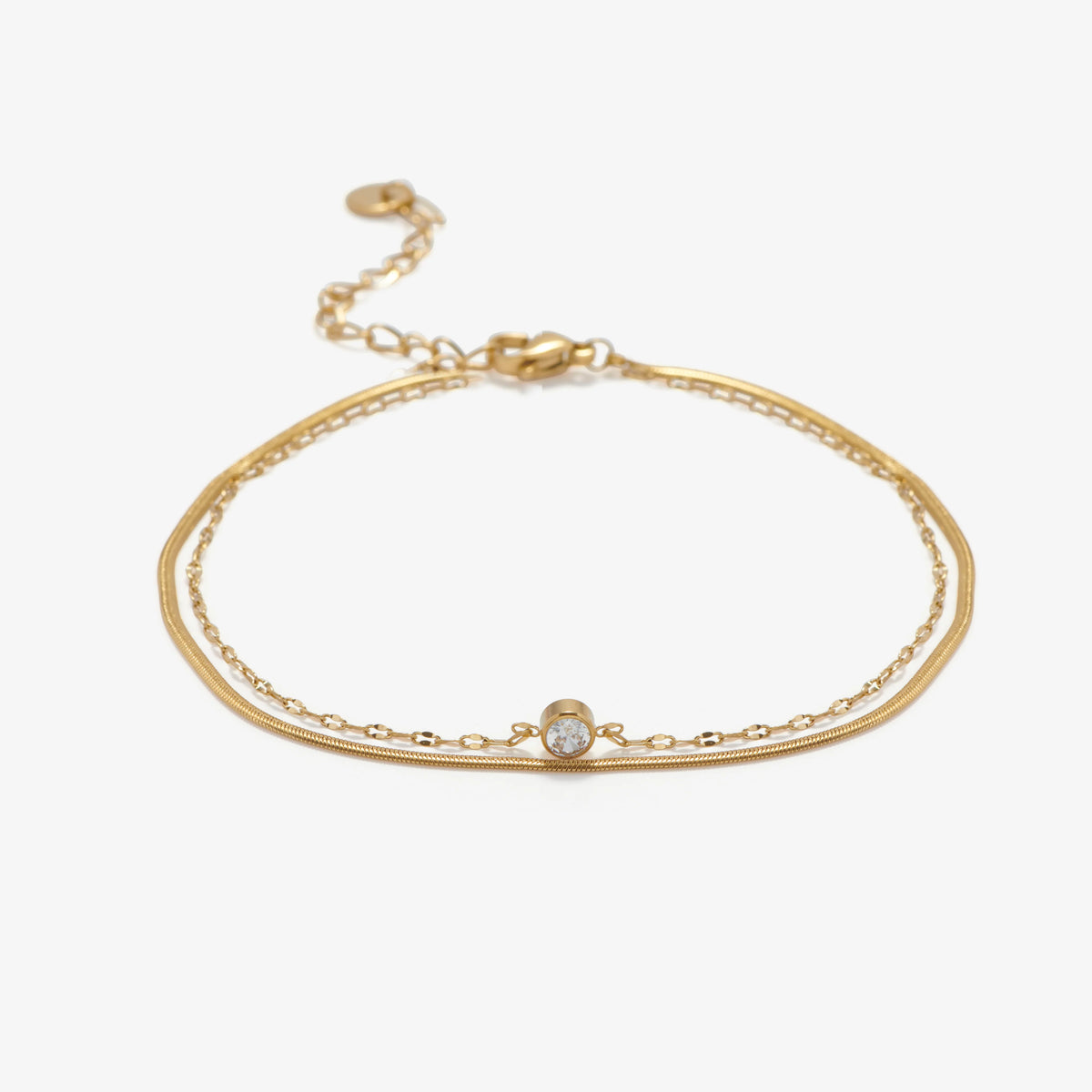 Double Layer Sparkle Bracelet