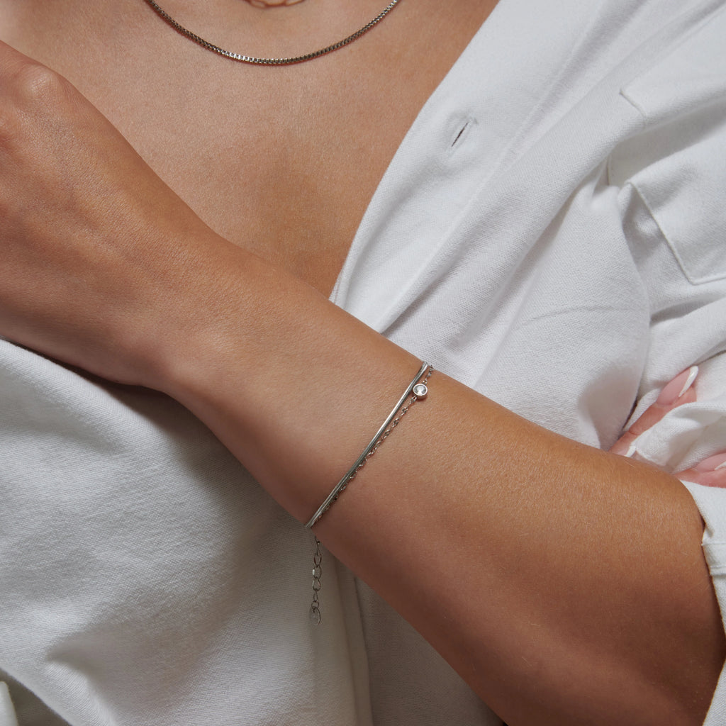 Double Layer Sparkle Bracelet