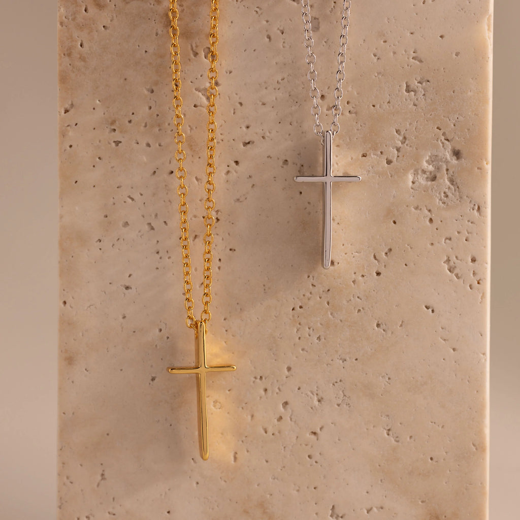 Minimalist Cross Pendant Necklace