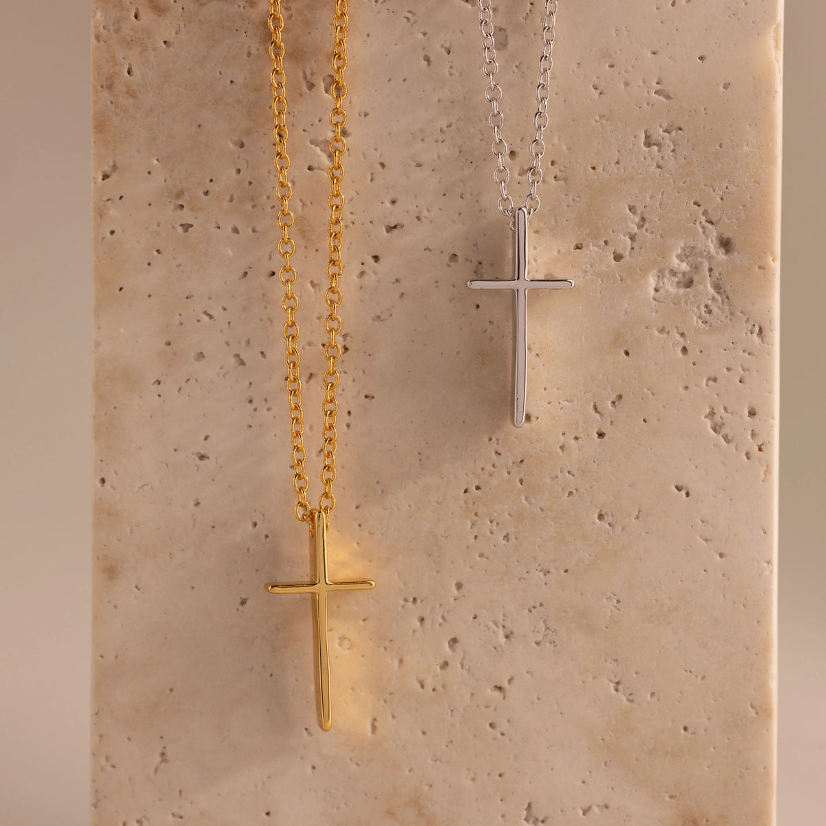 Minimalist Cross Pendant Necklace