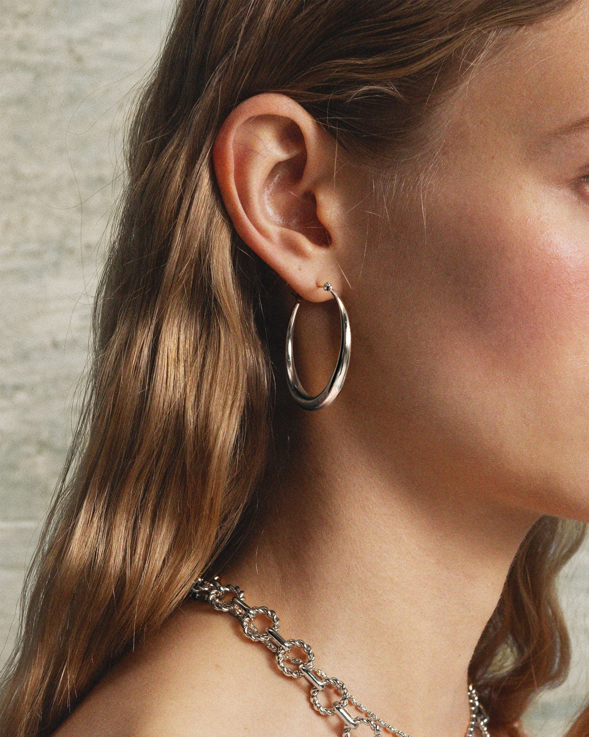 Chunky Hoop Earrings