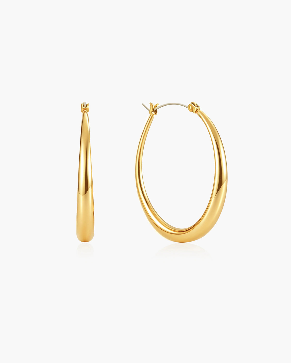 Chunky Hoop Earrings