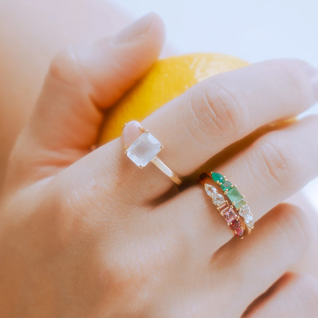 Ombre Birthstone Ring