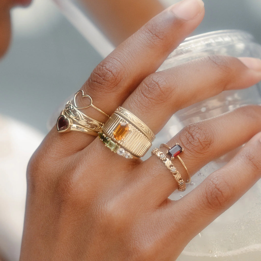 Ombre Birthstone Ring