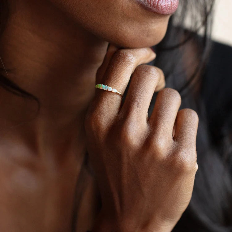 Ombre Birthstone Ring