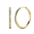 Large Pavé Hoop Earrings