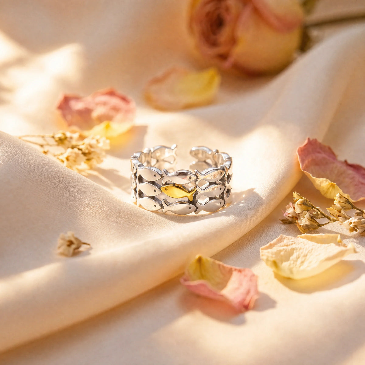 Adjustable Fish Ring Gift