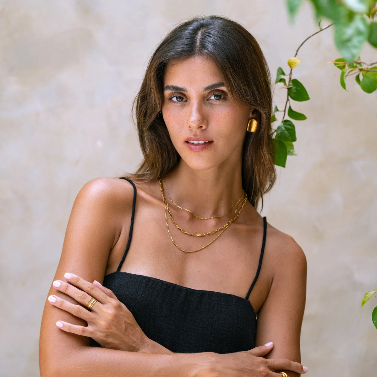 Three Layered Choker Necklace