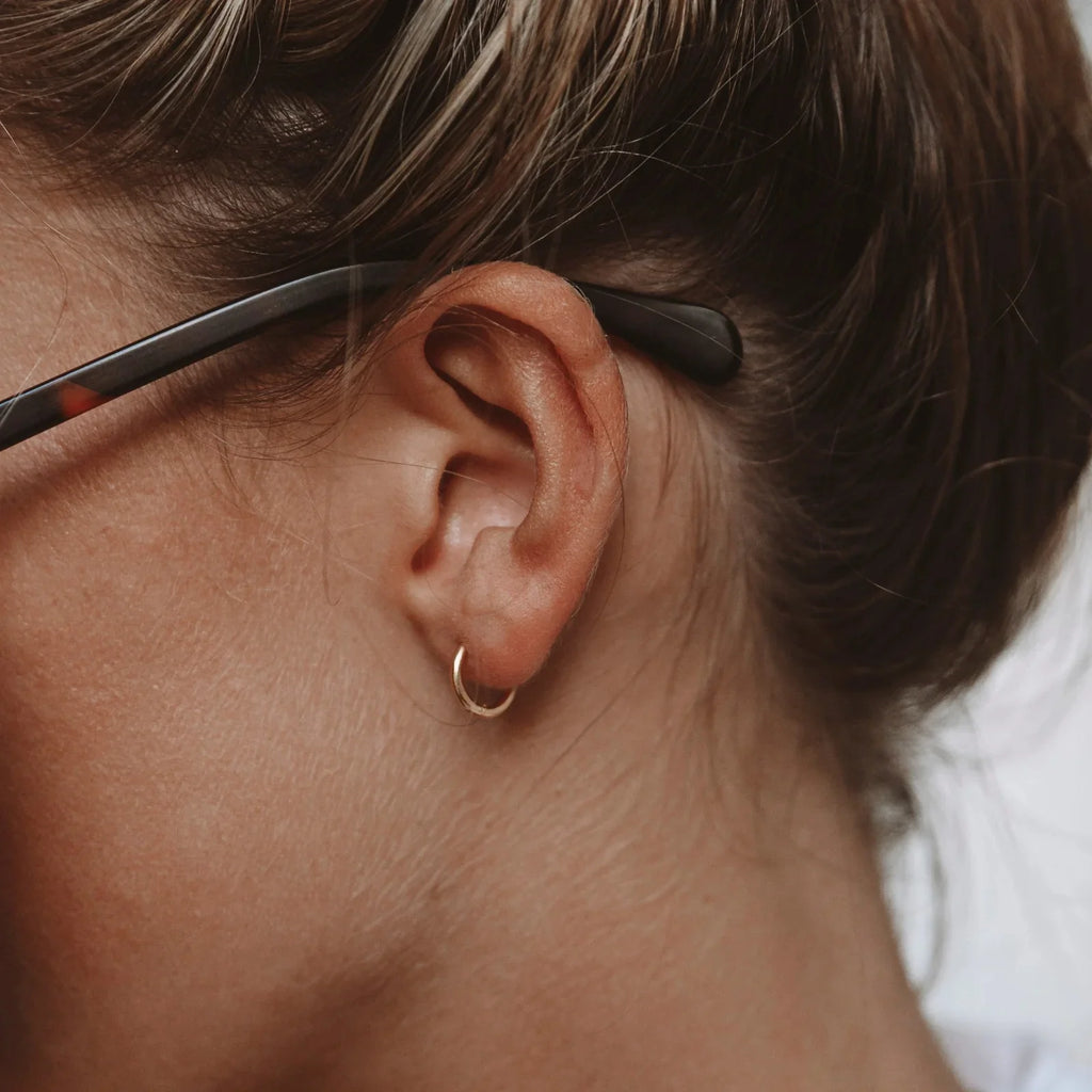 Tiny Huggie Hypoallergenic Earrings