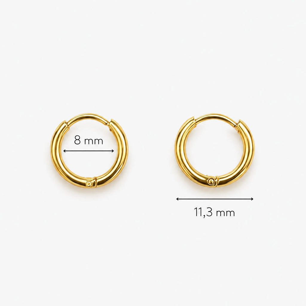Tiny Huggie Hypoallergenic Earrings
