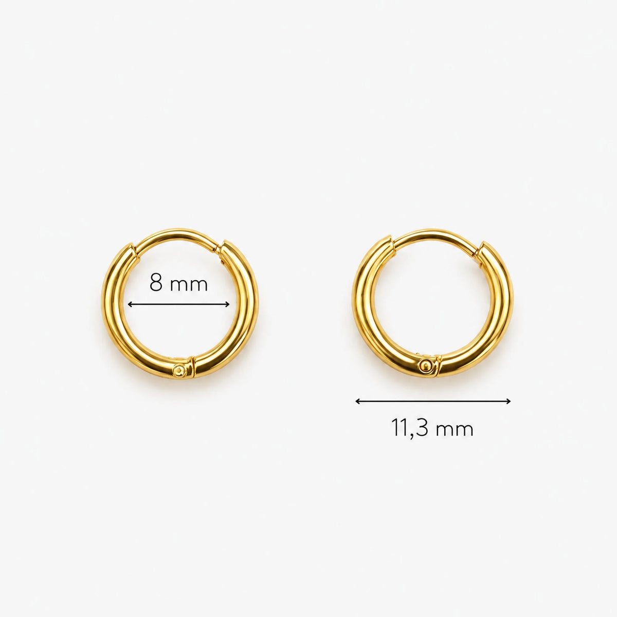 Tiny Huggie Hypoallergenic Earrings