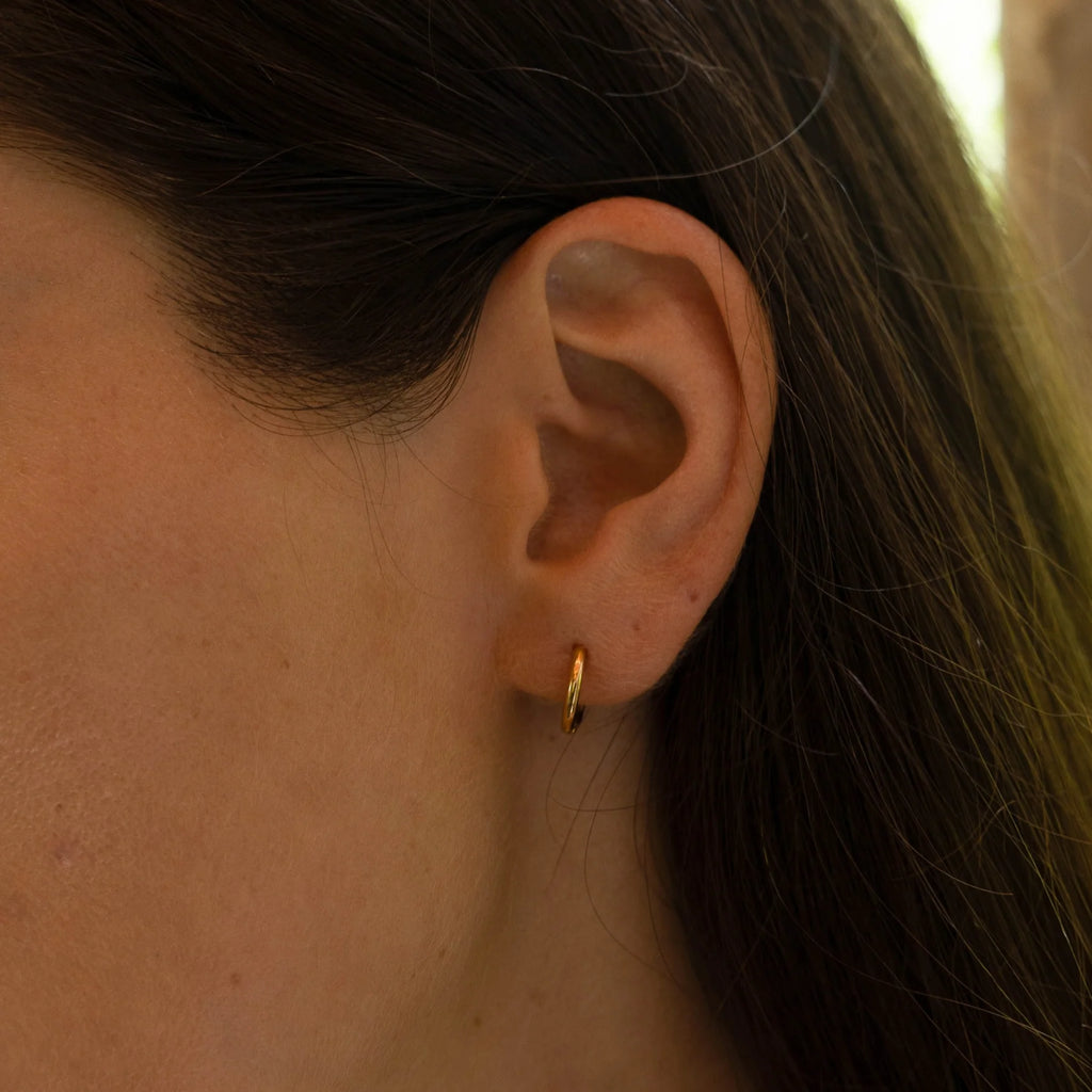 Tiny Huggie Hypoallergenic Earrings