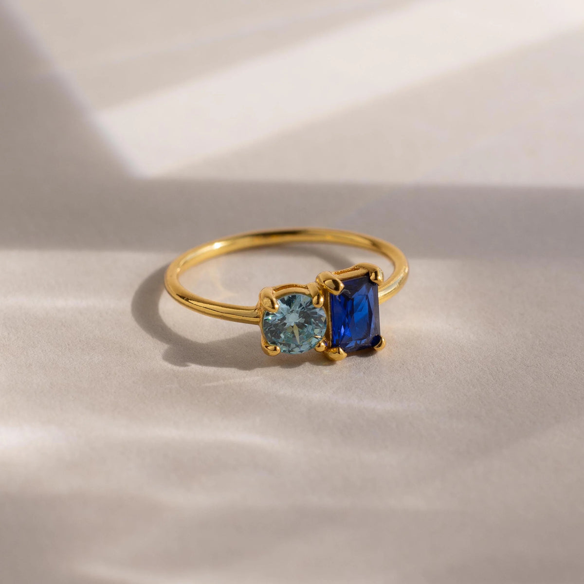 Two-Stone Engagement Ring for Women