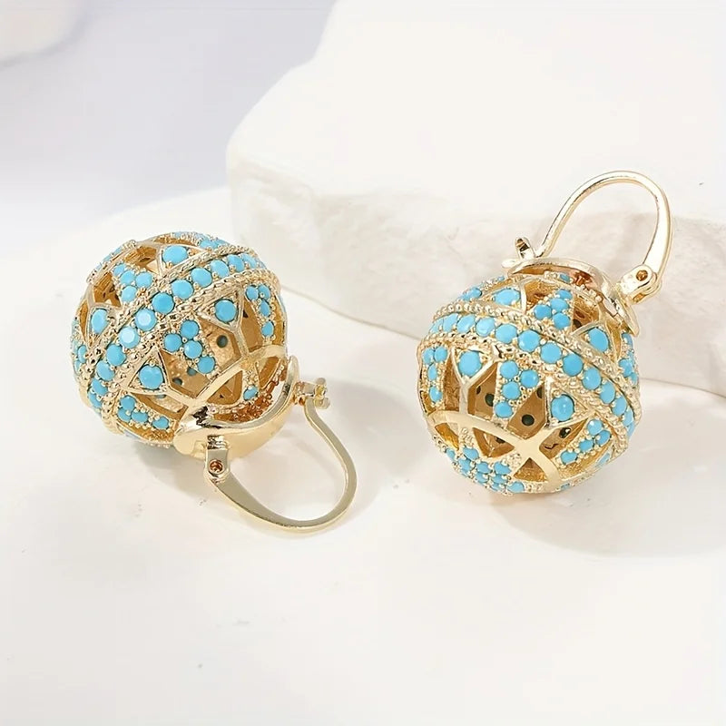 Filigree Ball Drop Earrings