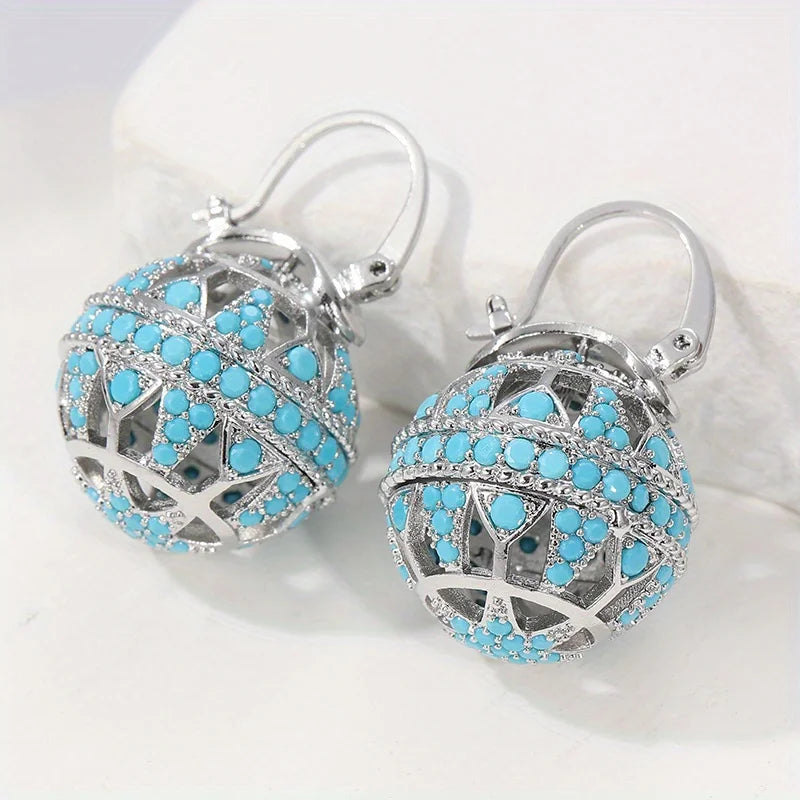Filigree Ball Drop Earrings