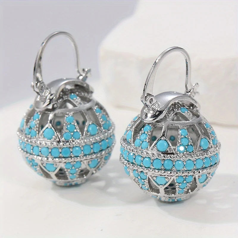 Filigree Ball Drop Earrings
