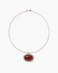 Red Stone Collar Necklace