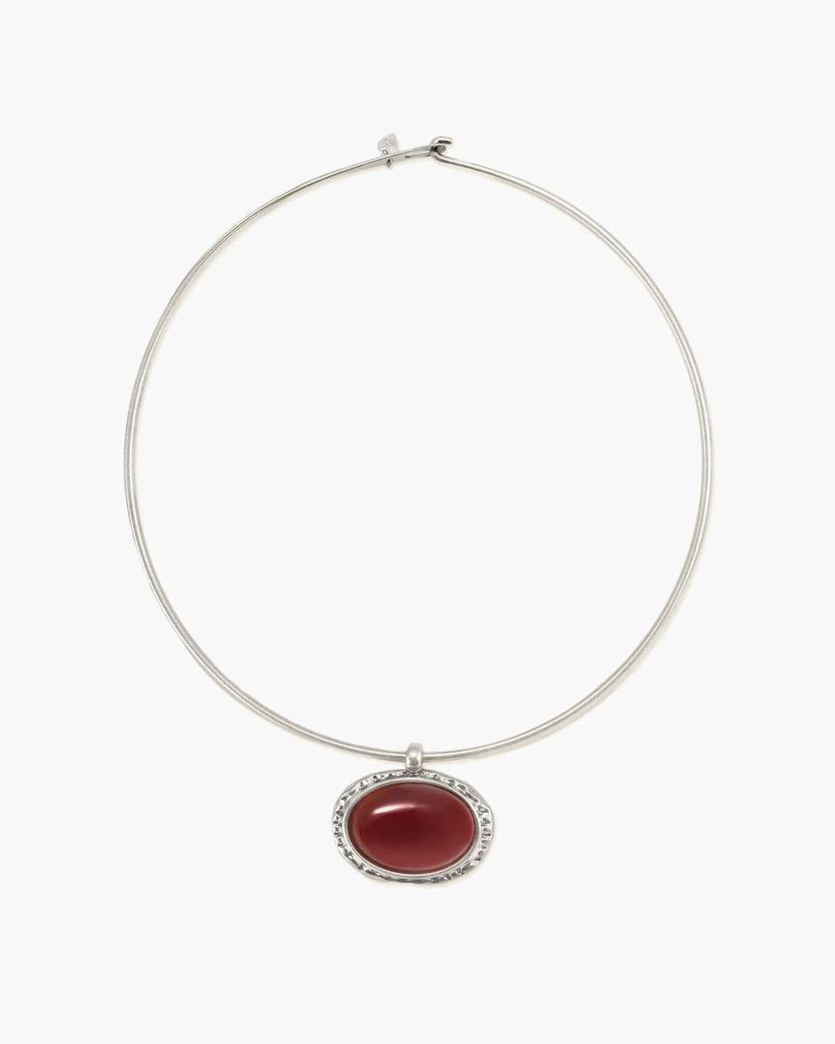 Red Stone Collar Necklace