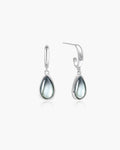 Blue Teardrop Drop Earrings