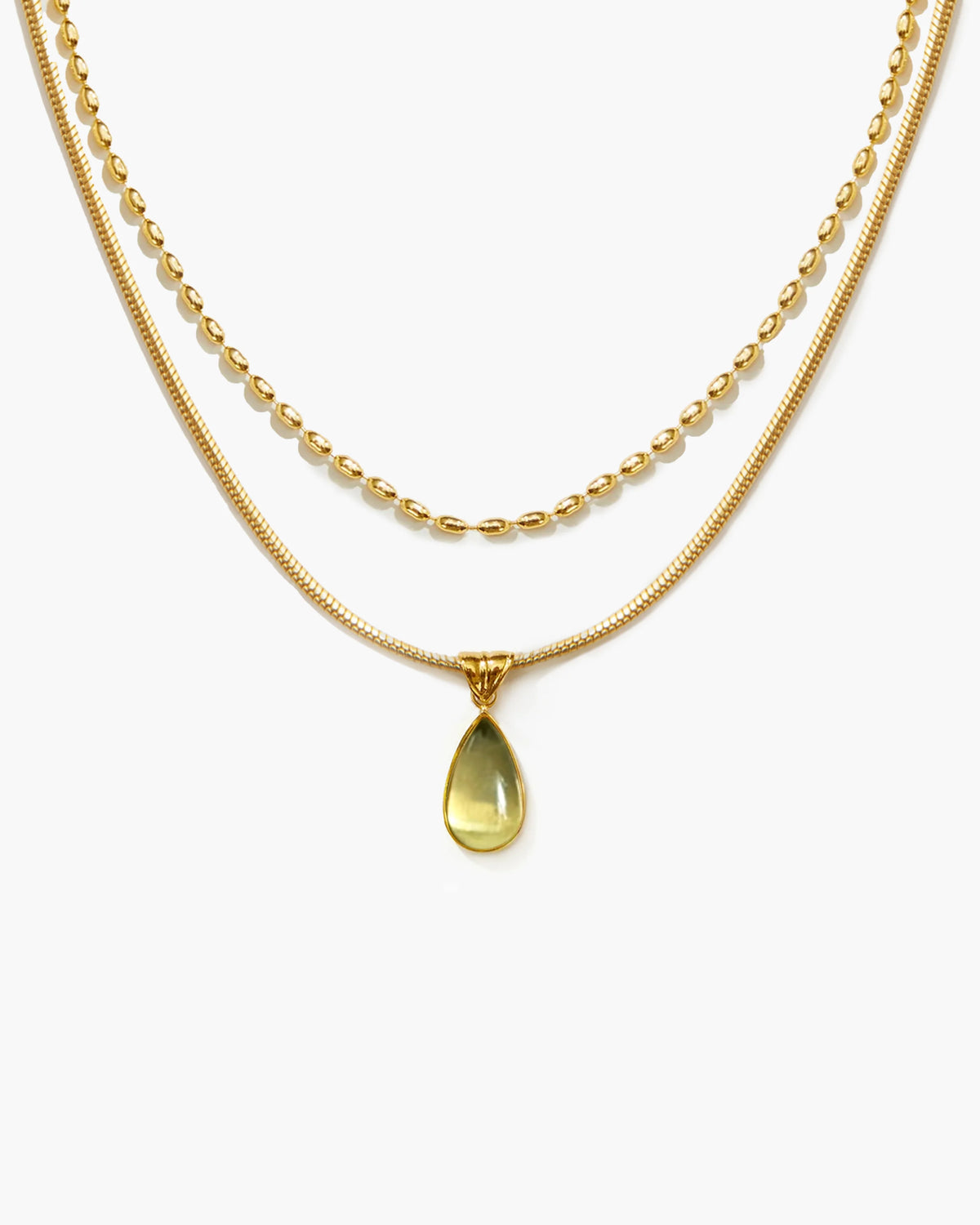 Teardrop Pendant Necklace