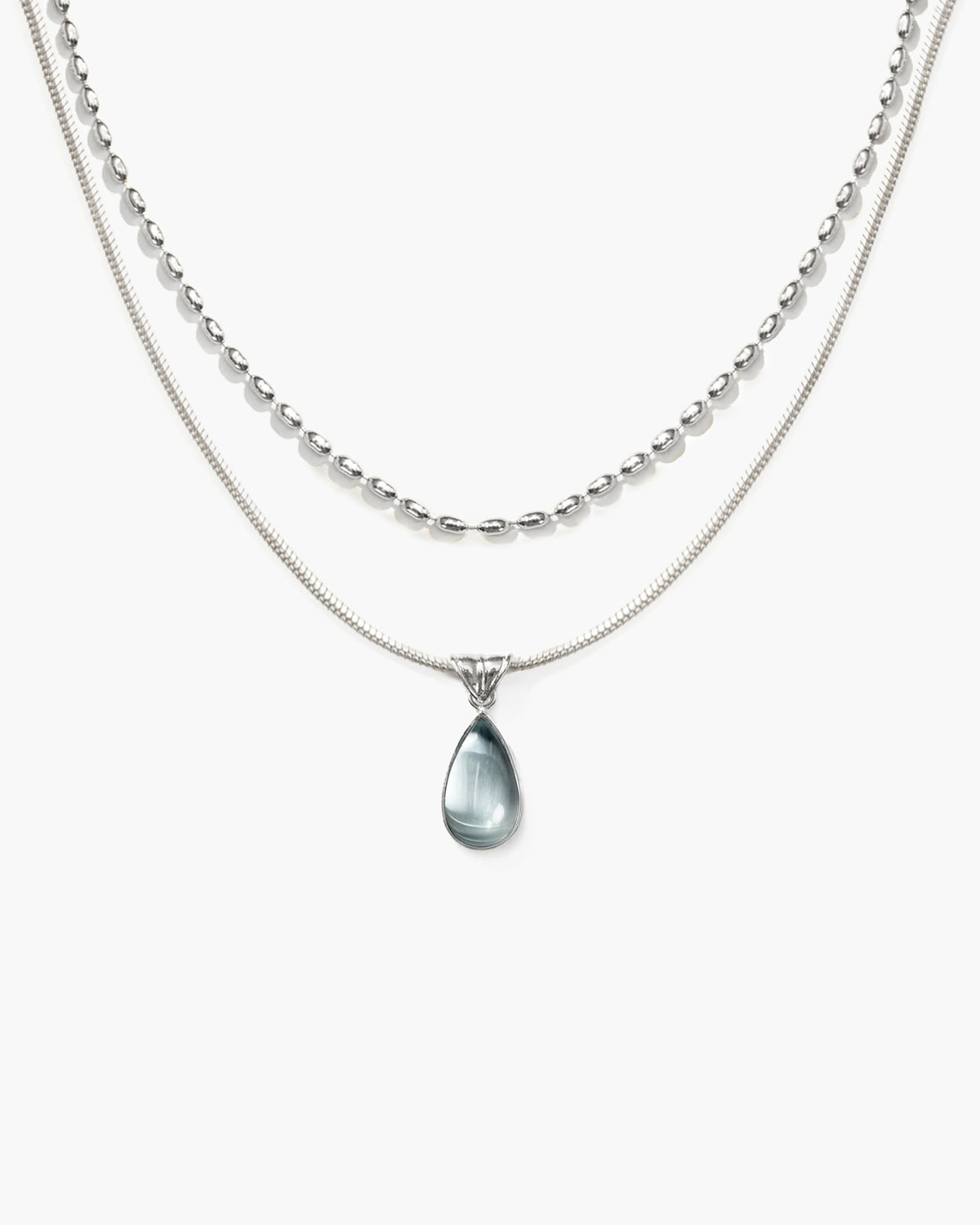 Teardrop Pendant Necklace