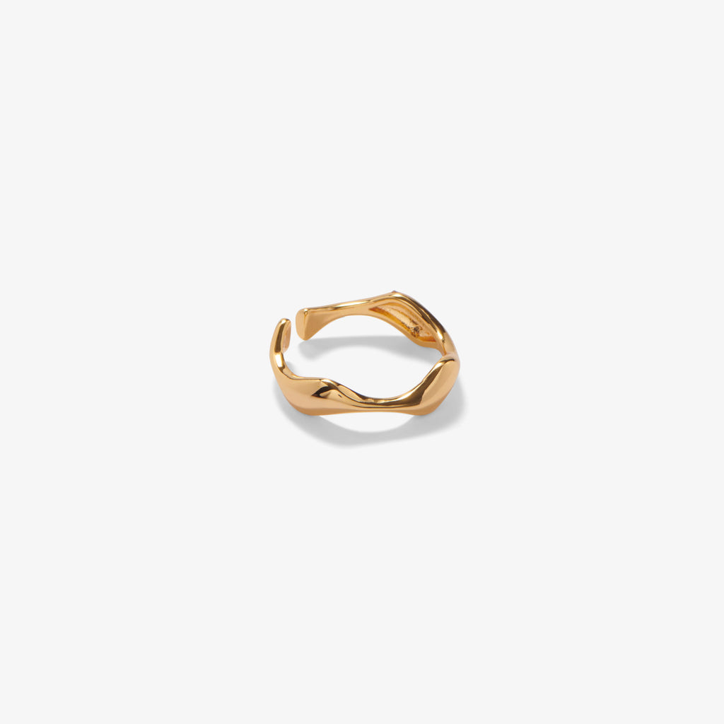 Adjustable Wavy Ring