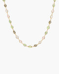 Pastel Stone Station Necklace